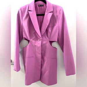 ZARA cutout blazer dress